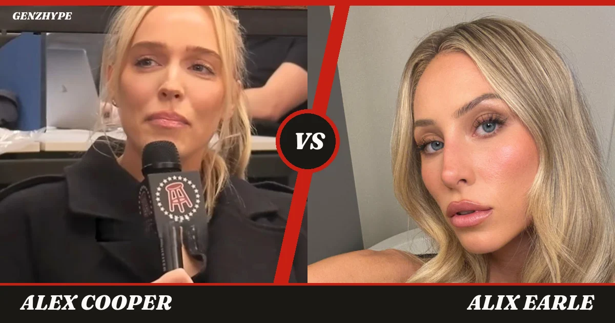 Alex Cooper Says Alix Earle Feud Is Not a PR Stunt
