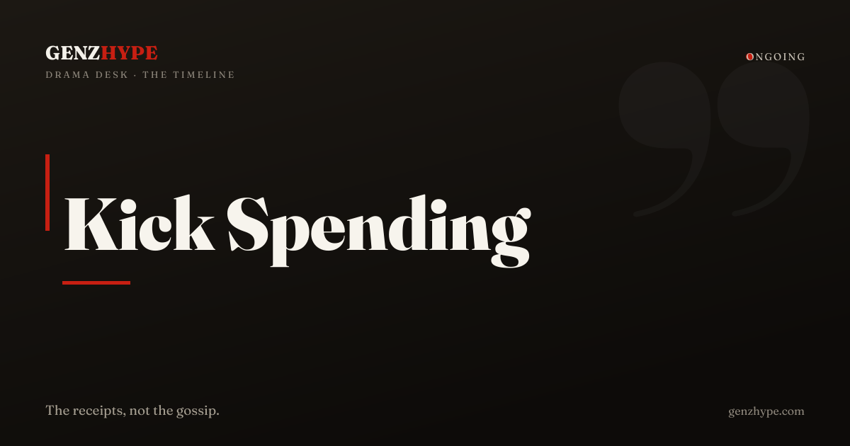 Clavicular Accuses Kick of Overspending