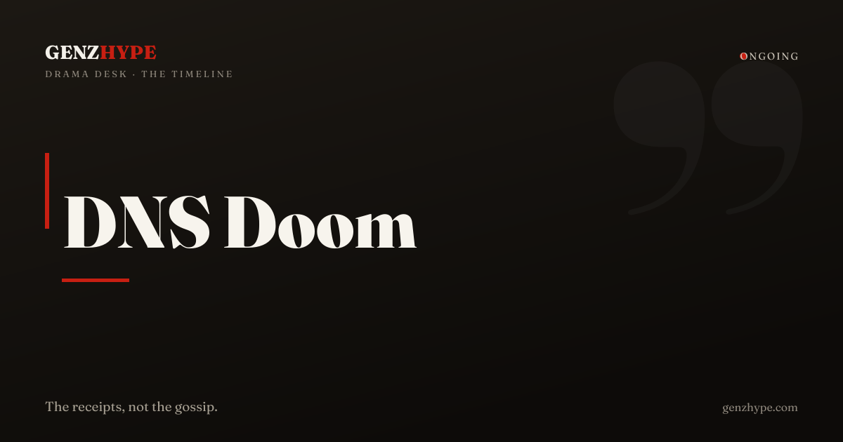 Doom Runs on a DNS Database: 6.4 Million Rows of Truth