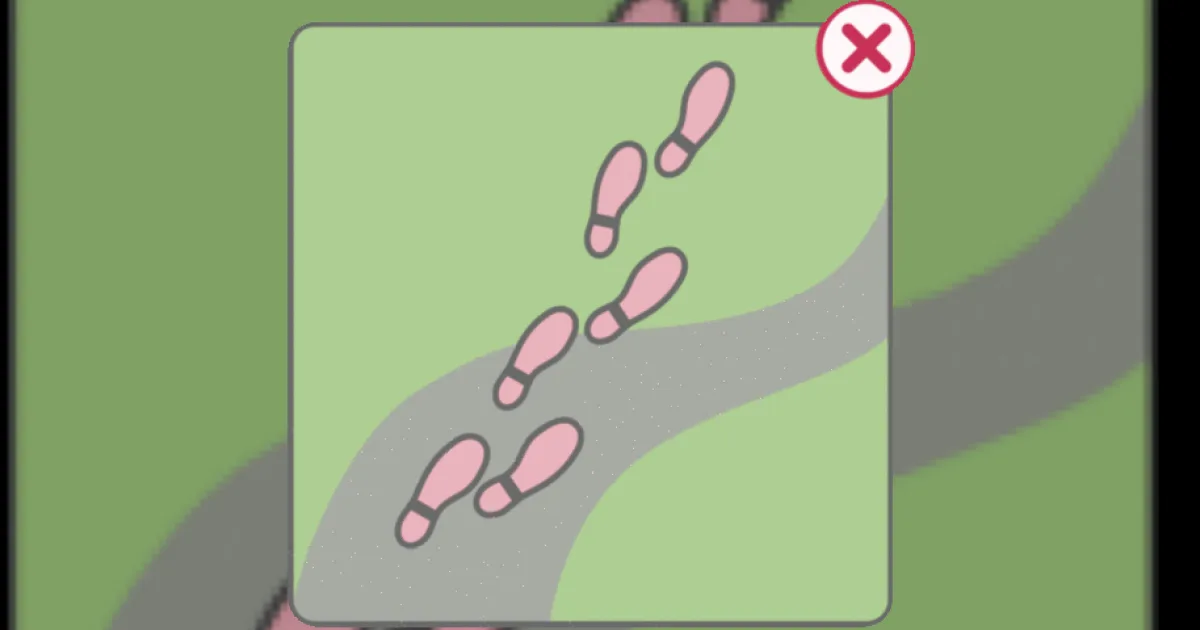 footsteps