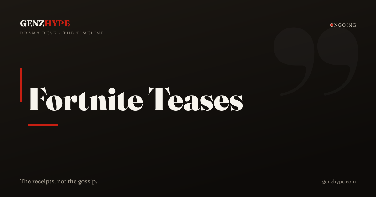 Fortnite Teases One Piece & Chainsaw Man Collaborations