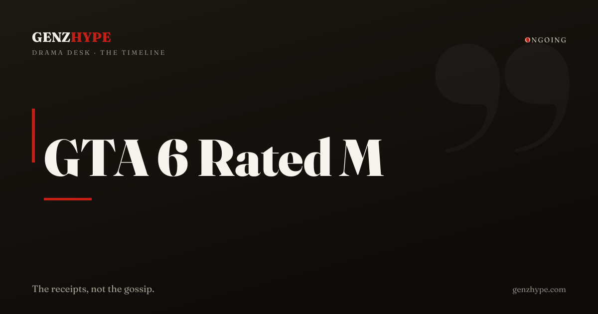 GTA 6 Rated M: PEGI and ESRB Confirm Explicit Content