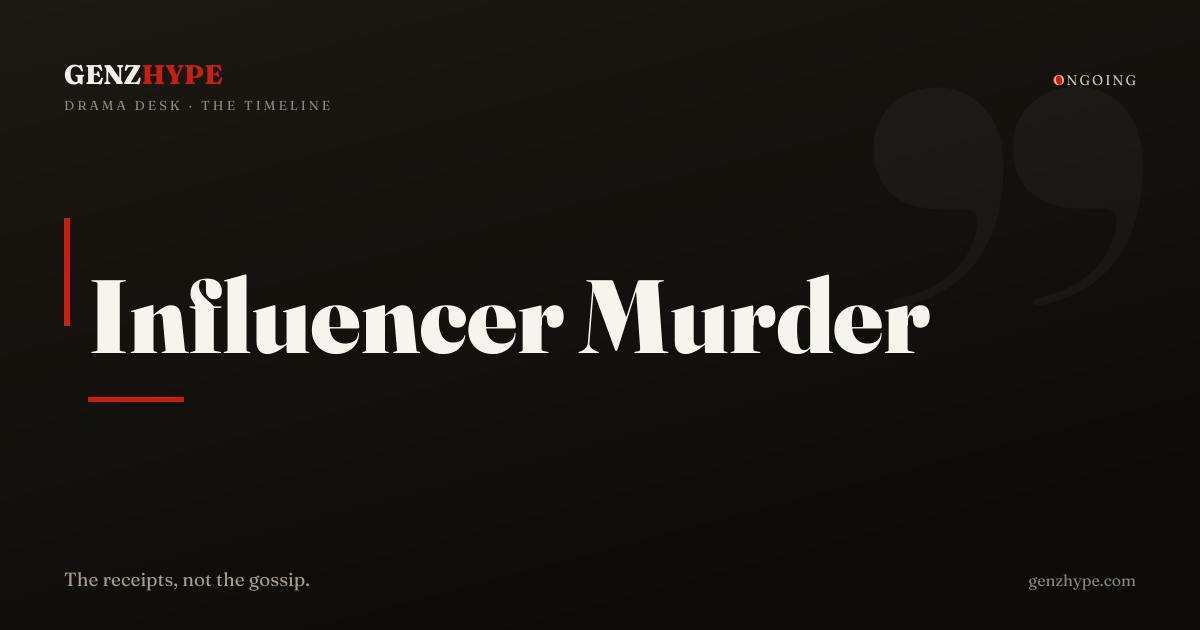 Influencer Murder Case