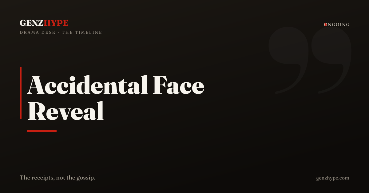 Komai Ume Accidental Face Reveal Timeline, a GenZHype timeline