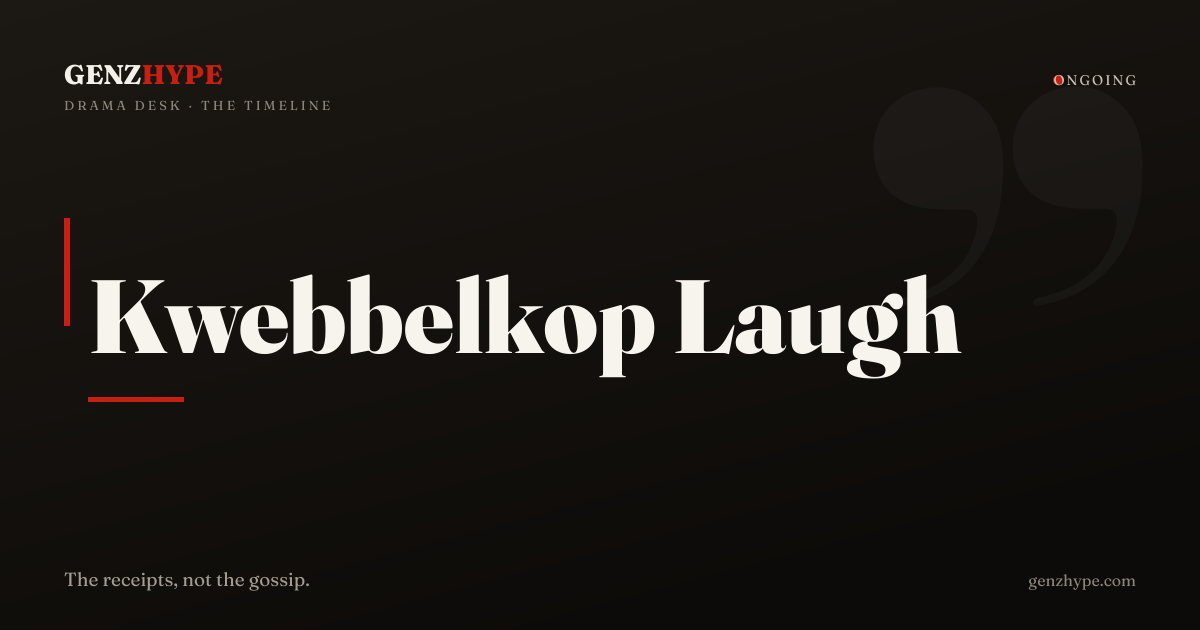 Kwebbelkop Laugh Meme: Origin, Spread and Impact