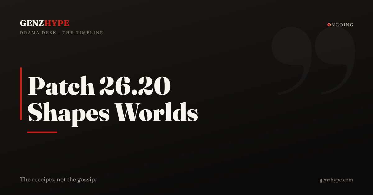 Patch 26.20 adds buffs, nerfs and HEARTSTEEL skins for Worlds 2026