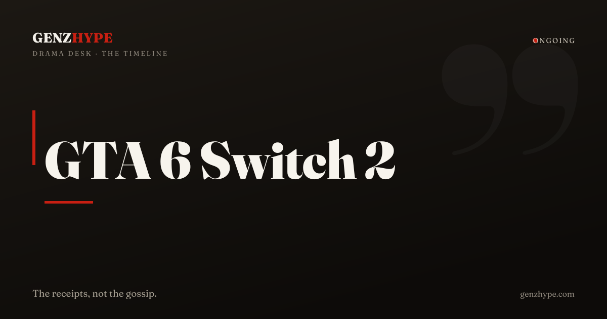 Nintendo President Says GTA 6 Switch 2 Release Is Up to Rockstar
