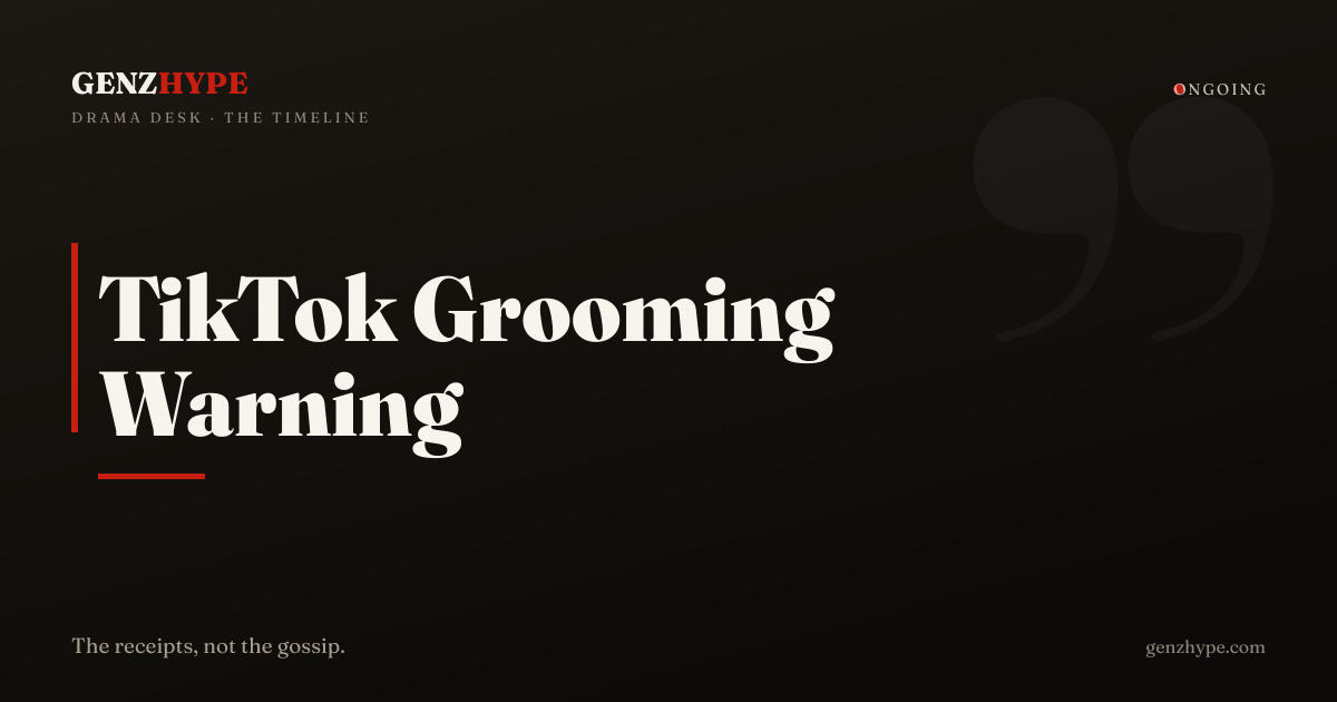 Online Grooming and TikTok Viral Mother Warnings Timeline