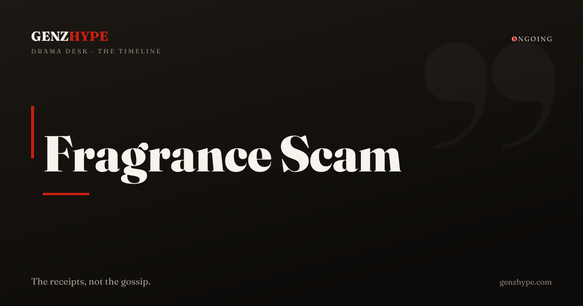 Perfume YouTuber's Fragrance Scam