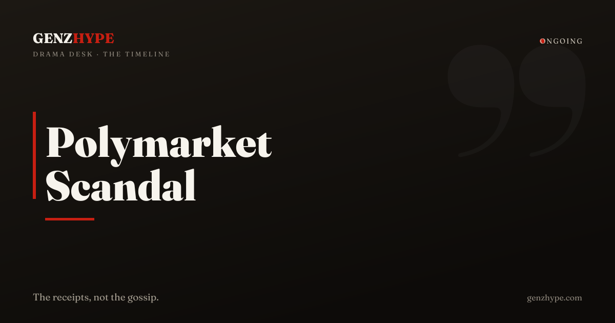 Polymarket Influencer Scandal
