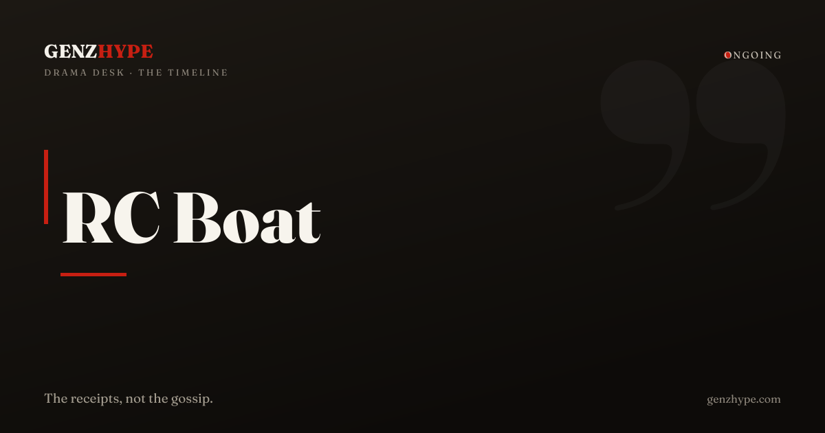 RC Boat Incident