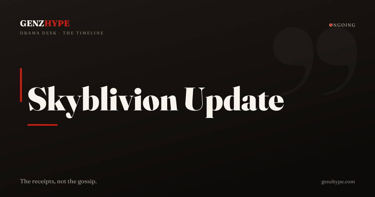 Skyblivion set for 2026 release, recruits volunteers for push, a GenZHype timeline
