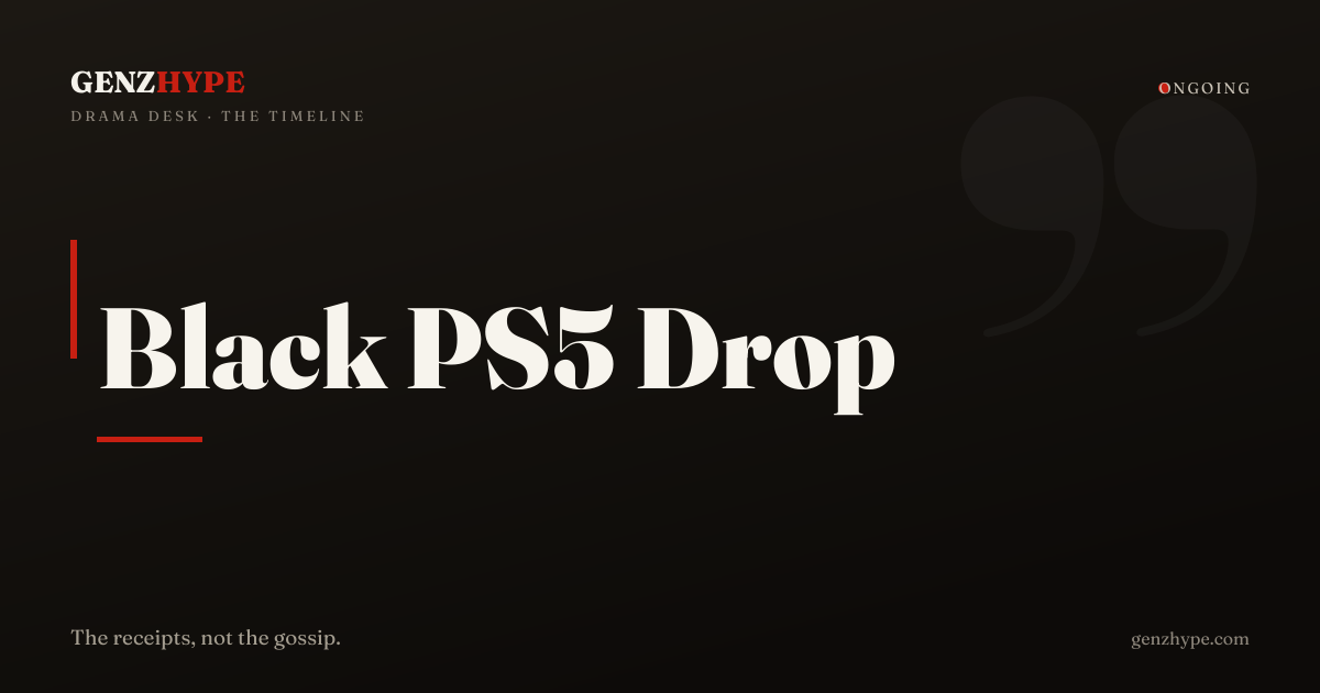 Sony Reveals Japan-Only Midnight Black PS5 for GTA 6 Launch