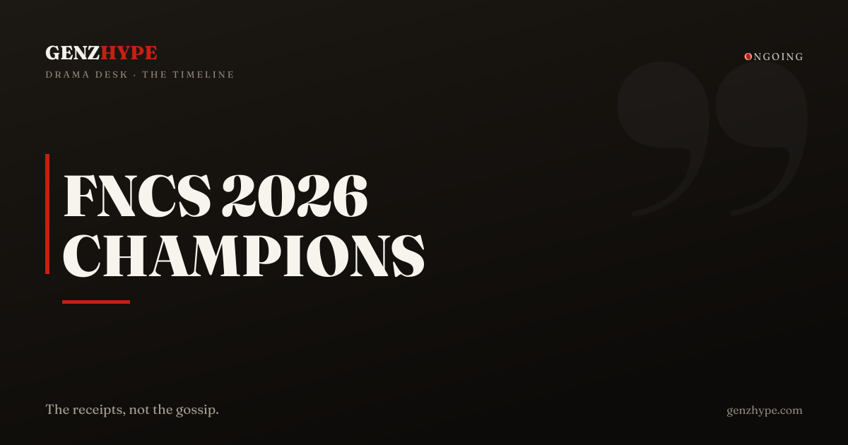 SwizzY and Pixie Win Fortnite Global Championship 2026
