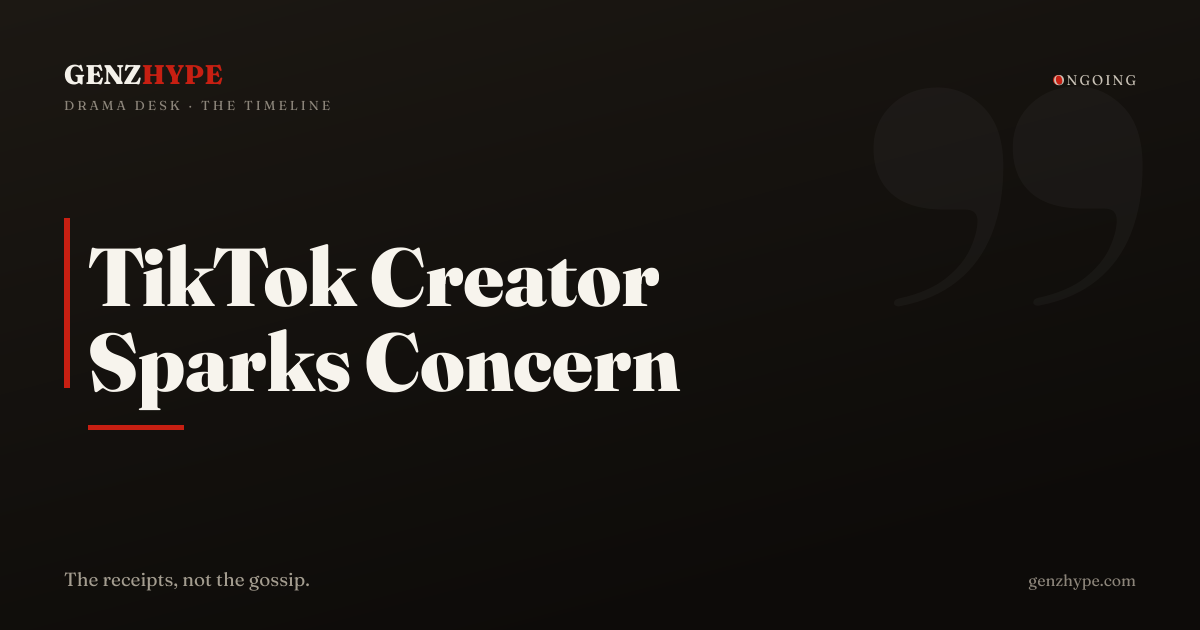 TikTok Creator's Viral Video Sparks Concern Over Online Safety and Parental Responsibility