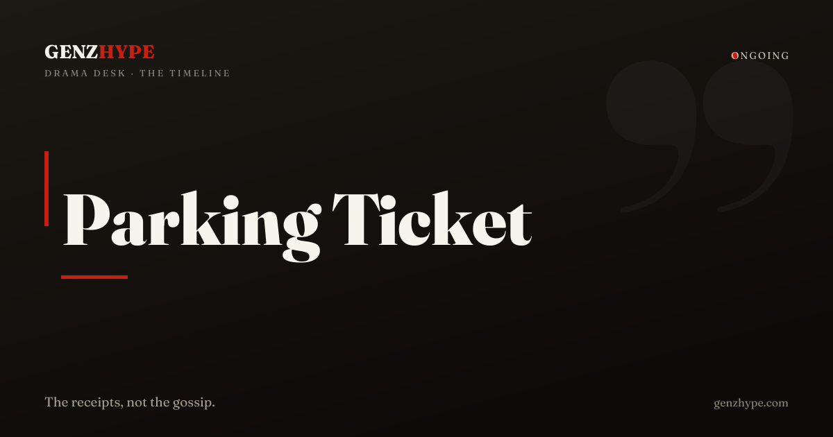 TikToker's Parking Ticket Rant