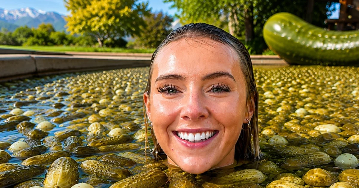 TikToker Serena Neel’s 50,000‑Pickle Pool Party Goes Viral