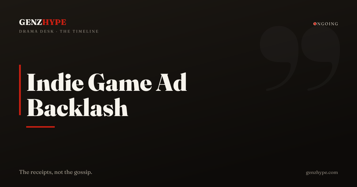 Timeline of Accusations Against Best Indie Games Channel