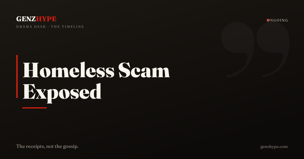 Viral Video Sparks Debate Over Alleged Homeless Scam