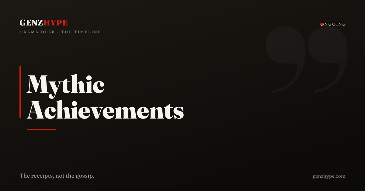Xbox Mythic Achievement Rollout: Requirements, Retroactive Unlock, and 15-Second Sound, a GenZHype timeline