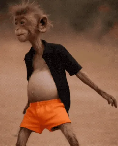 AI Rumpelstiltskin dancing video meme, example 1