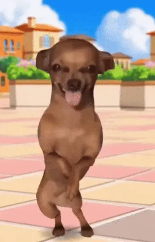 AI Rumpelstiltskin dancing video meme, example 2