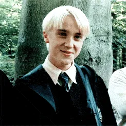 Draco Malfoy as woman meme, example 1