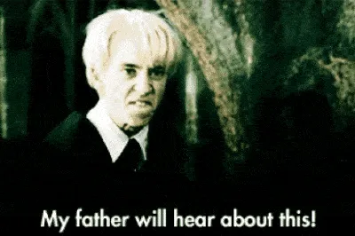 Draco Malfoy as woman meme, example 2