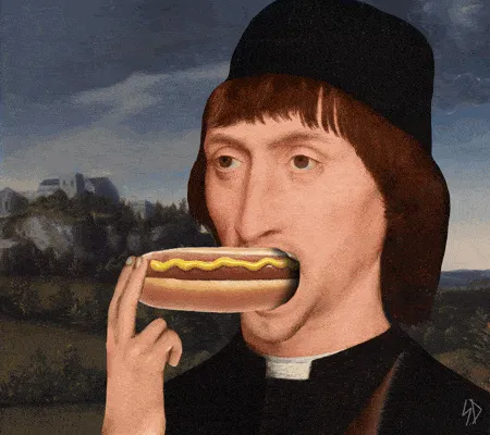 hotdog meme, example 1