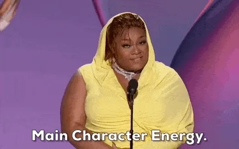main character energy meme, example 2
