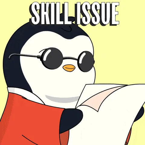skill issue meme, example 2