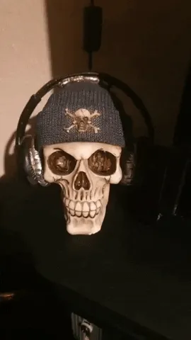 Skull Cap trend meme, example 3
