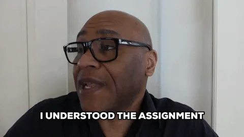 understood the assignment meme, example 3