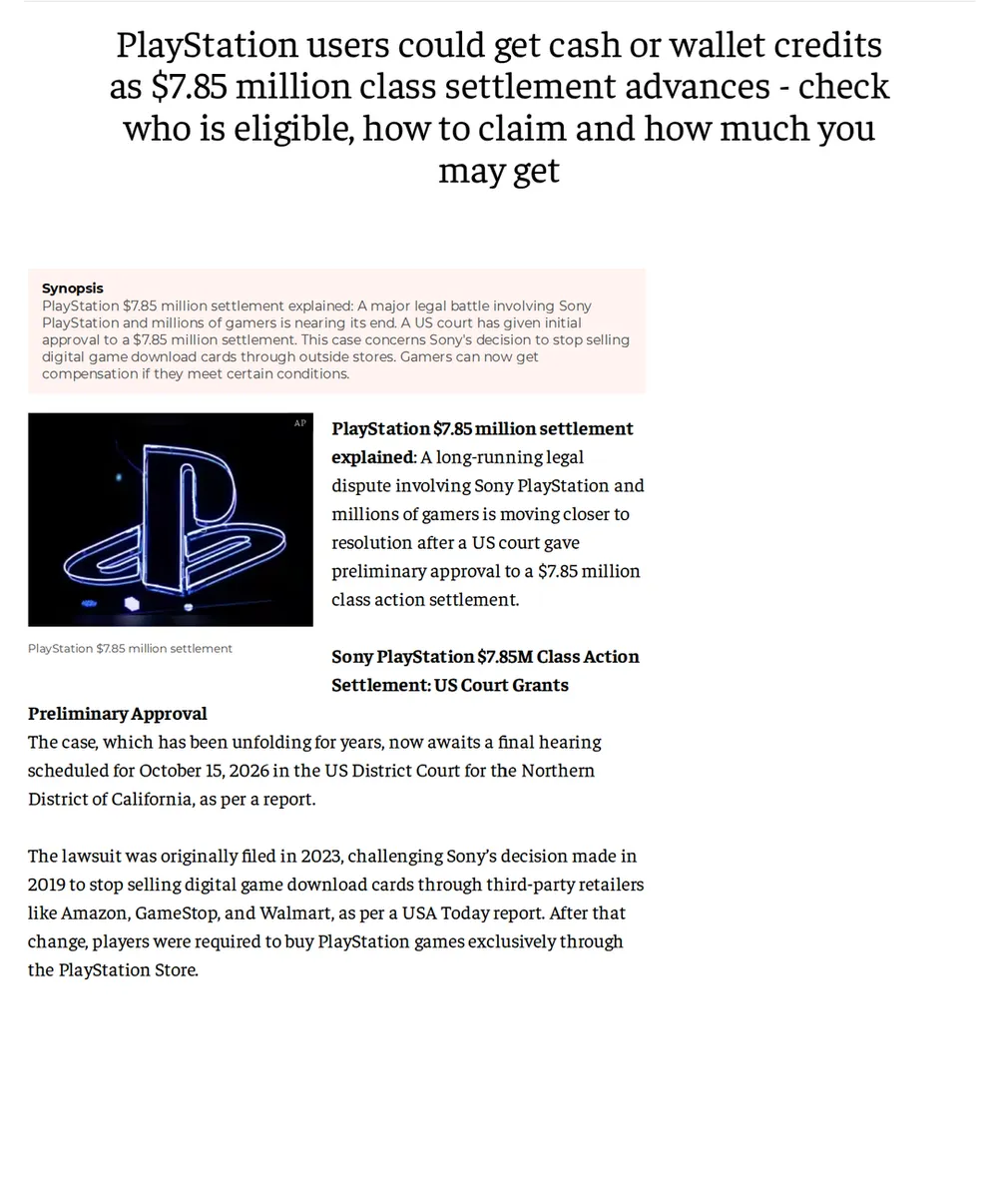 Screenshot of economictimes.indiatimes.com: Deadline for Opt-Out and Deactivated Account Requests
