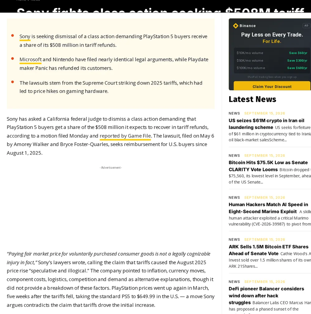 Screenshot of bitnewsbot.com: Start of Requested Reimbursement Period