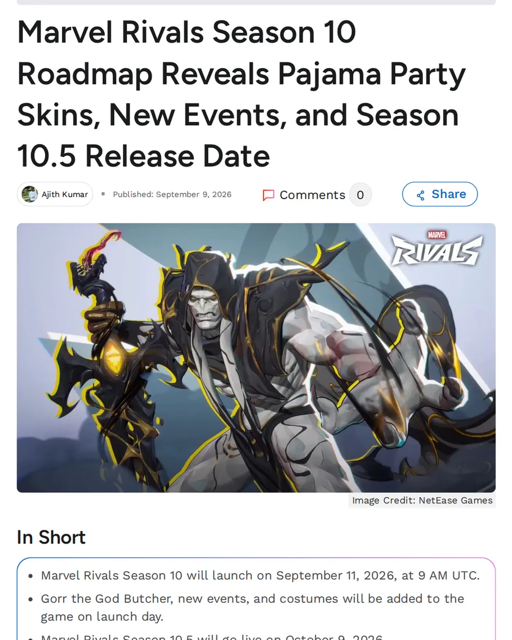 Screenshot of beebom.com: Official Roadmap for Season 10: Butcher's Blasphemy Revealed