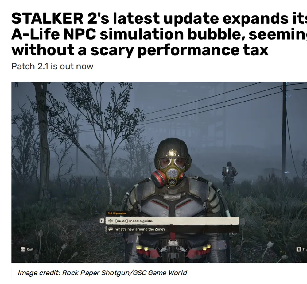 Screenshot of rockpapershotgun.com: Rock Paper Shotgun tests A-Life performance