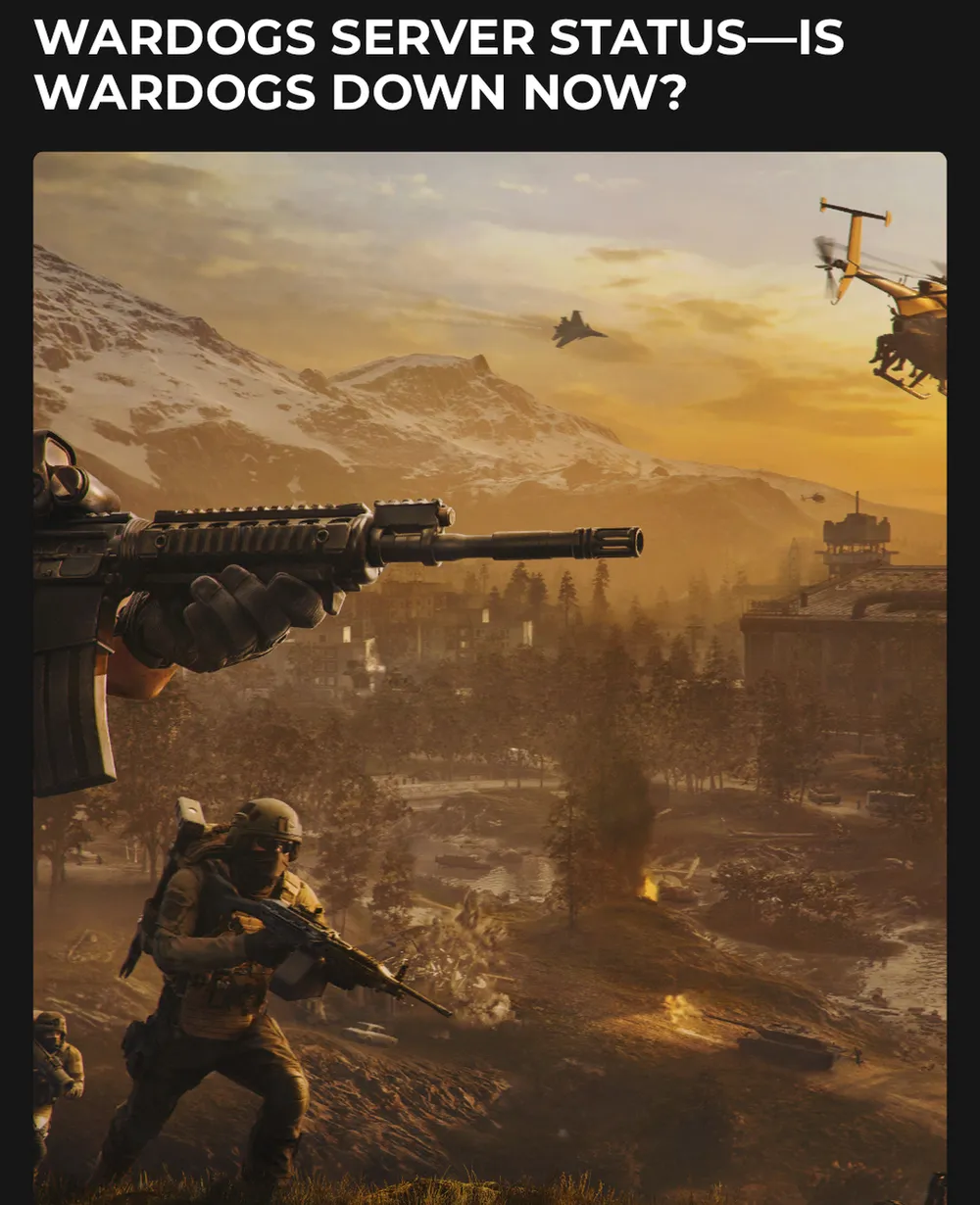 Screenshot of insider-gaming.com: Wardogs Launches into Early Access on Steam