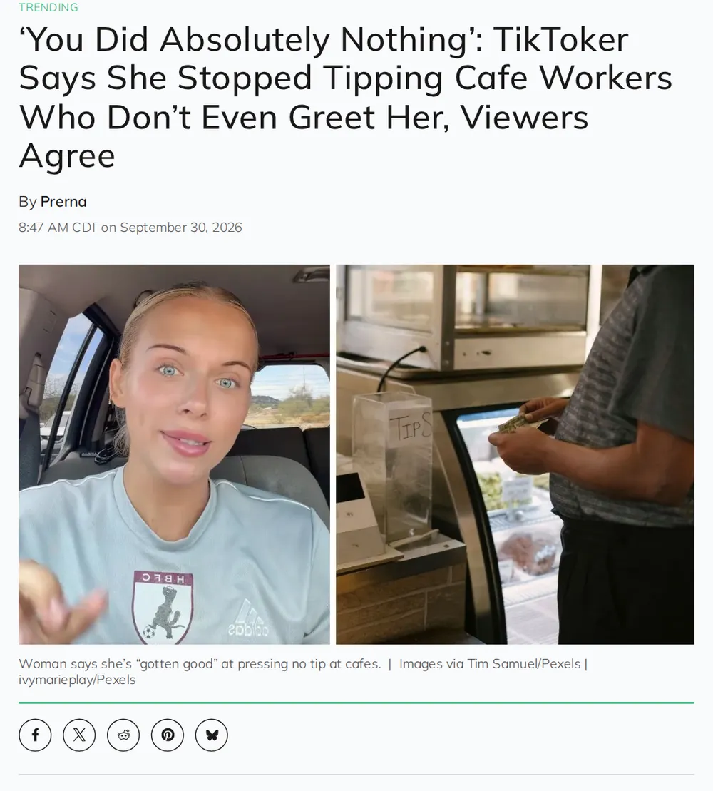 Screenshot of dailydot.com: Creator compares staff behavior to AI robots