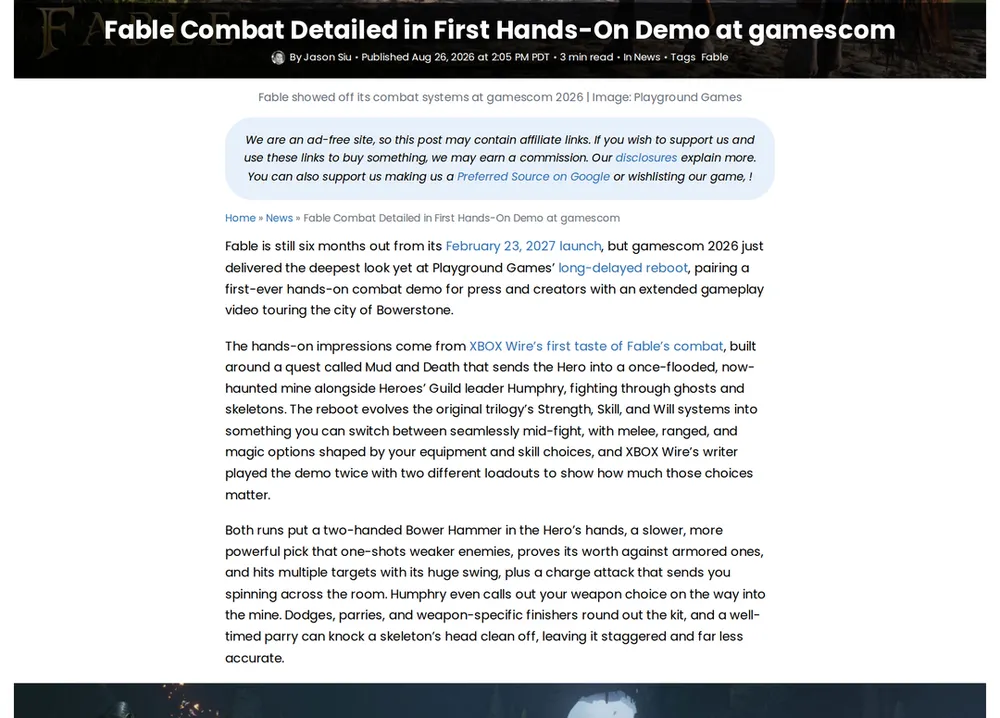 Screenshot of fullcleared.com: Detailed Magic System Disclosure