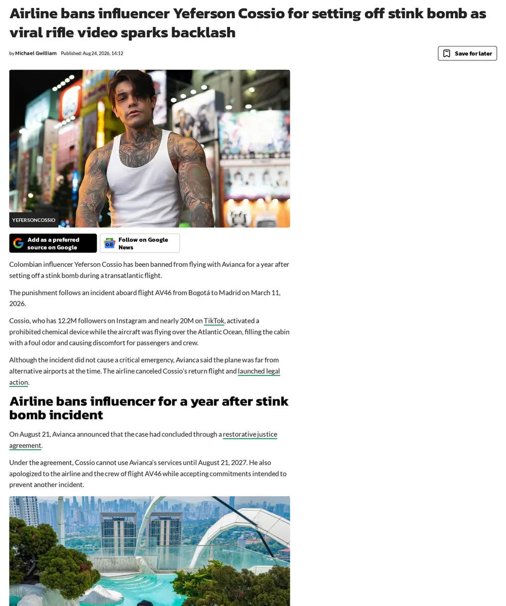Screenshot of dexerto.com: Footage Surfaces of Cossio Handling Police Rifle