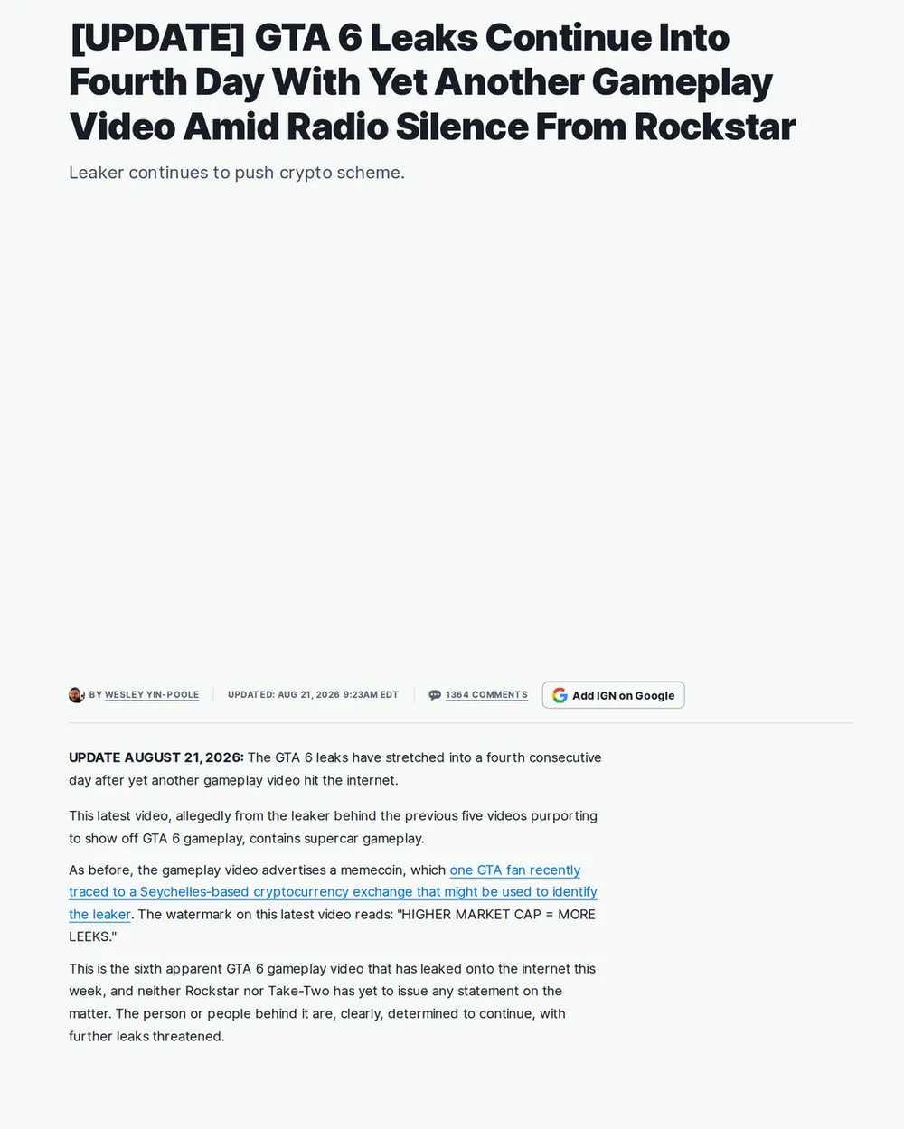 Screenshot of in.ign.com: CyberLeek Group Releases Taser and Knife Footage