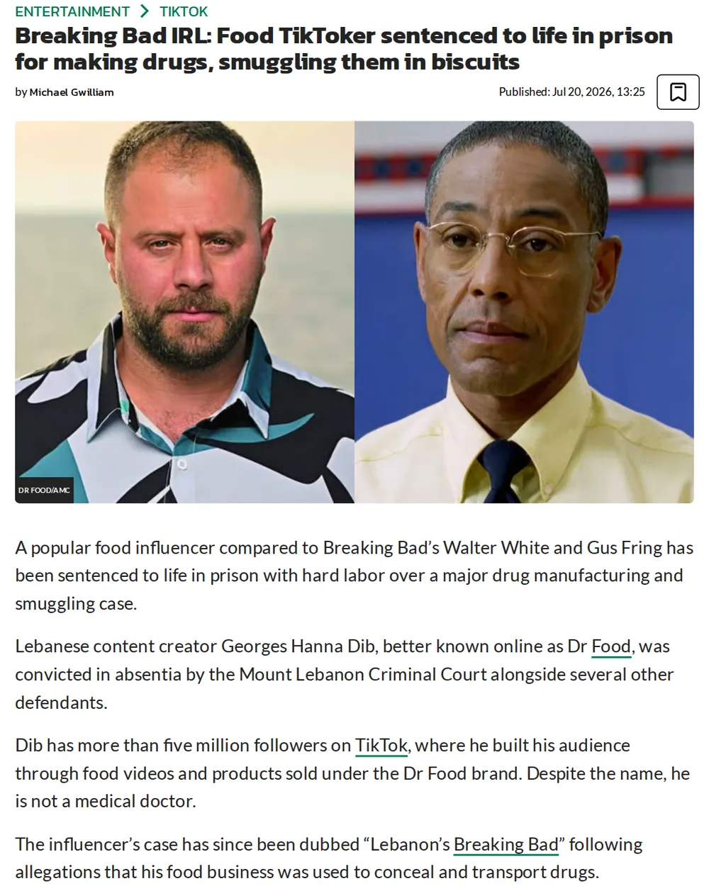 Screenshot of dexerto.com: Life Sentence Handed Down