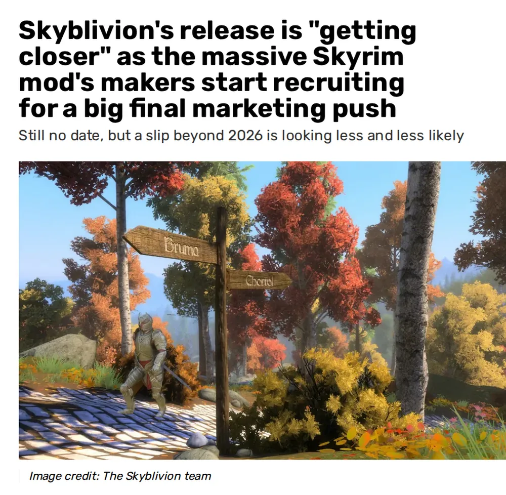 Screenshot of rockpapershotgun.com: Team recruits volunteers for final marketing push
