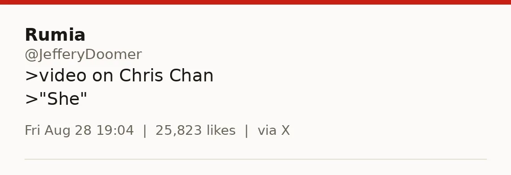 Original post using benny hill
